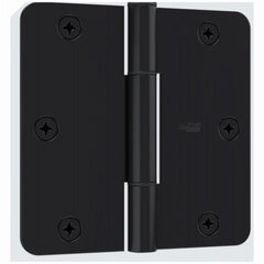 NATIONAL HARDWARE National Mfg N830-446 3.5 in Door Hinge 1/4 Radius Matte Black