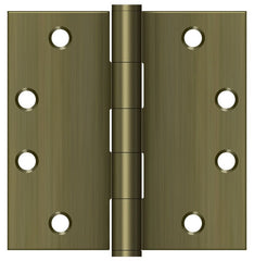 DELTANA Deltana S45U5 Square Hinge Heavy Duty 4.5x4.5 Antique Brass