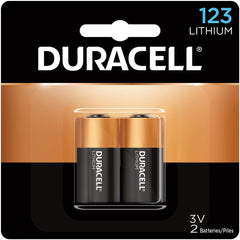 DURACELL Duracell 123A Lithium Photo Battery 3V 2 Pack