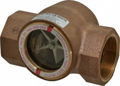 DWYER Dwyer SFI-100-2 Bronze Sight Flow Indicator 2 Inch Npt
