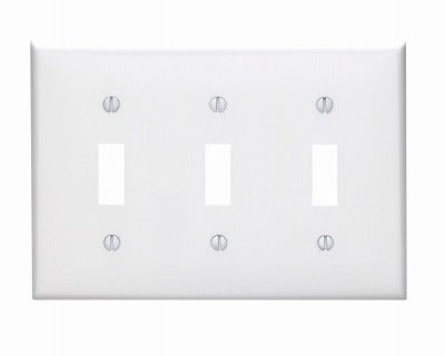 LEVITON Leviton Mfg Co 002-80711-00W Toggle Wall Plate White 10-pack