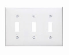 LEVITON Leviton Mfg Co 002-80711-00W Toggle Wall Plate White 10-pack