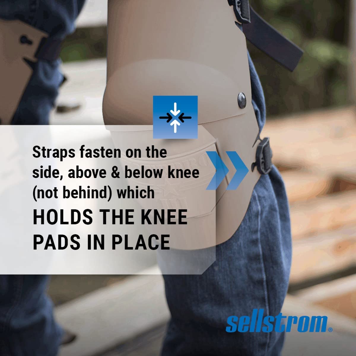 SELLSTROM Sellstrom S96113 KneePro Ultra Flex III Knee Pad Tan Universal Size