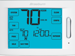 BRAEBURN SYSTEMS 6100 PROGRAMMABLE THERMOSTATS