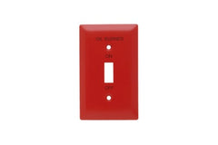 LEGRAND Pass Seymour SS1OBRED Red Oil Burner Wall Plate
