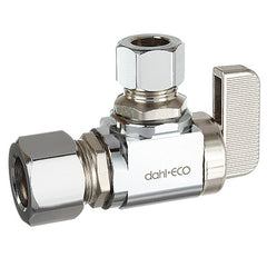 DAHL Dahl Valve 611-32-31 Mini-Ball Valve Supply Stop 1/2 OD Comp x 3/8 OD Comp