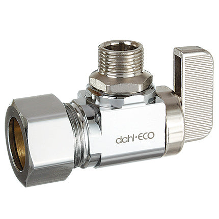 DAHL Dahl Valve 611-33-31LNS Mini-Ball Valve Supply Stop 5/8 OD Comp x 3/8 OD Comp (Pack of 24)