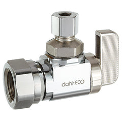 DAHL Dahl Valve 611-52-30 Mini-Ball Valve Supply Stop 3/8 FIP x 1/4 OD Comp