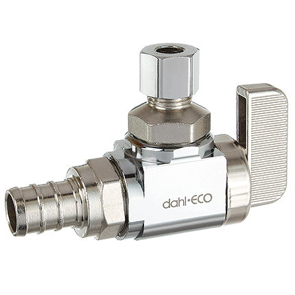 DAHL Dahl Valve 611-PX3-30 1/2 Crimpex x 1/4 OD Comp Supply Stop