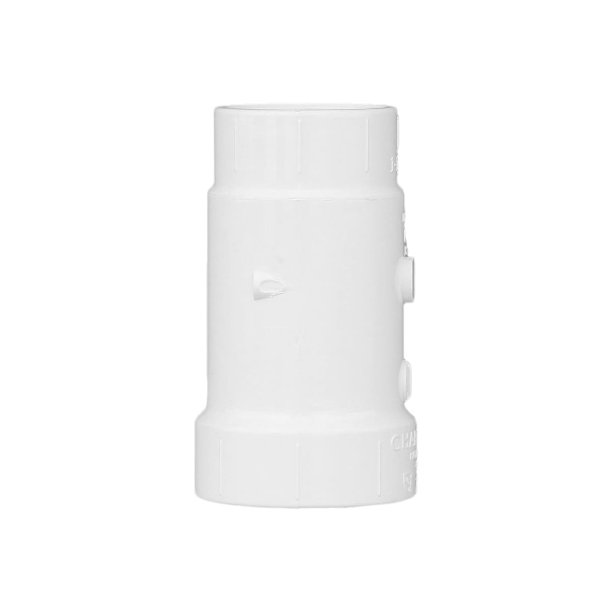 CHARLOTTE PIPE Charlotte Pipe 03469 2x1-1/2x1-1/2 Sanitary Tee (Reducing) - Hub x Hub x Hub - PVC DWV