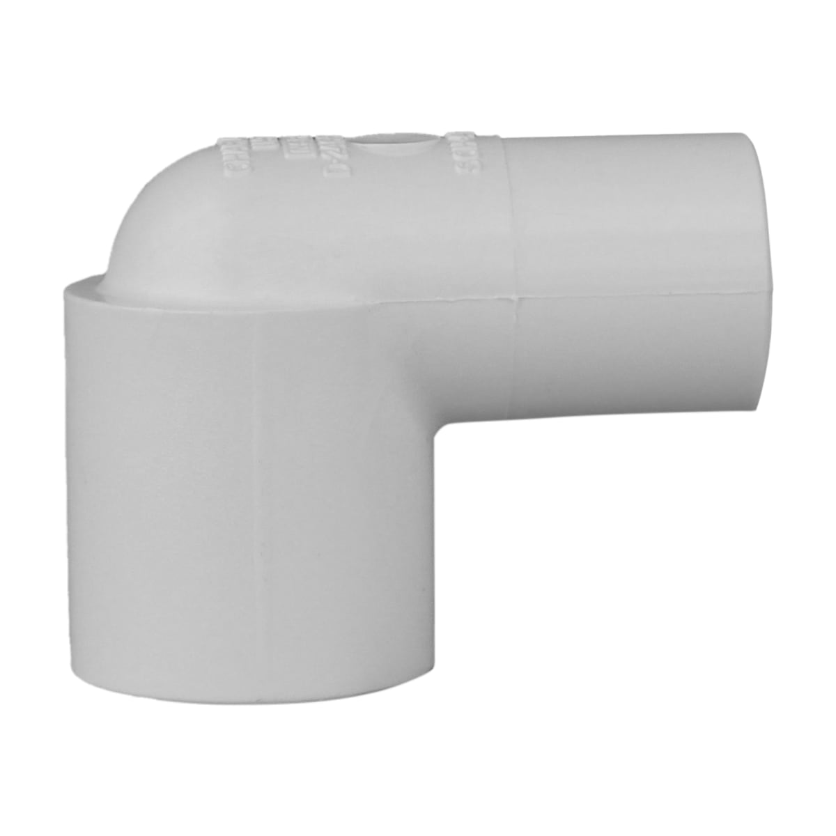 CHARLOTTE PIPE Charlotte Pipe PVC023040500 Plastic Elbow 90 Degree, 1/2 inch x 1/2 inch, PVC, Spigot x Socket, Schedule 40