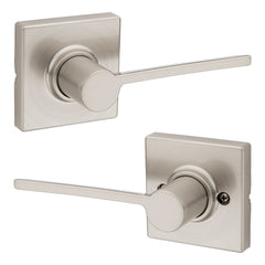 KWIKSET Kwikset 200LRLSQT-15 Ladera Passage Lever Satin Nickel