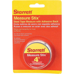 STARRETT Starrett 63168 SM44W 1/2 in x 4 ft Tape Measure Stix (S1)