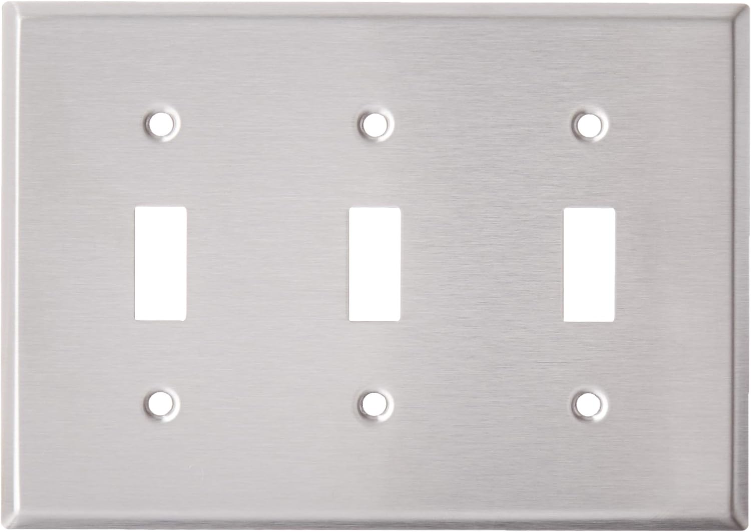 LEVITON Leviton 84011 3-Gang Toggle Switch Wall Plate Standard Size Replacement MPN