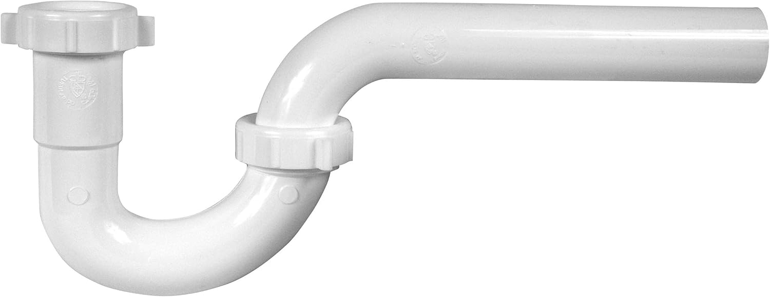 DEARBORN Dearborn Brass P9701BG Tubular P-Traps 1 hp White