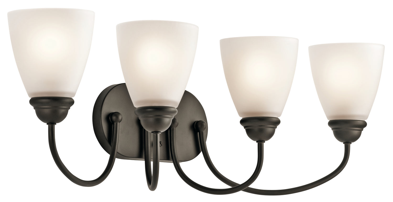 KICHLER Kichler 45640OZ Jolie vanity light 4 x 100W 28 inch