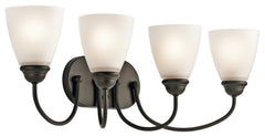 KICHLER Kichler 45640OZ Jolie vanity light 4 x 100W 28 inch