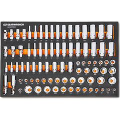 GEARWRENCH Gearwrench GWMSSKT38SAE 85pc 3/8 Drive Sae Socket Set