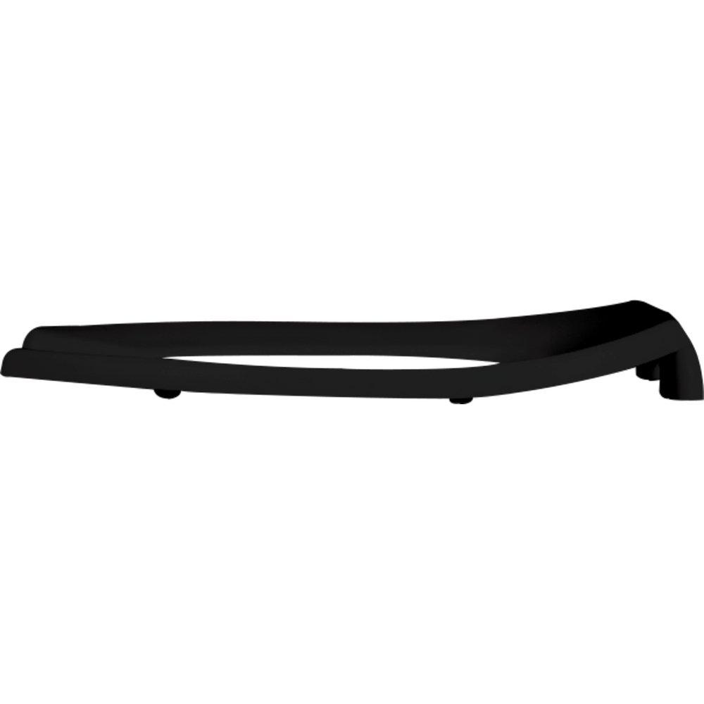 BEMIS Bemis 1955SSCT 047 Elongated Open Front Less Cover Toilet Seat in Black