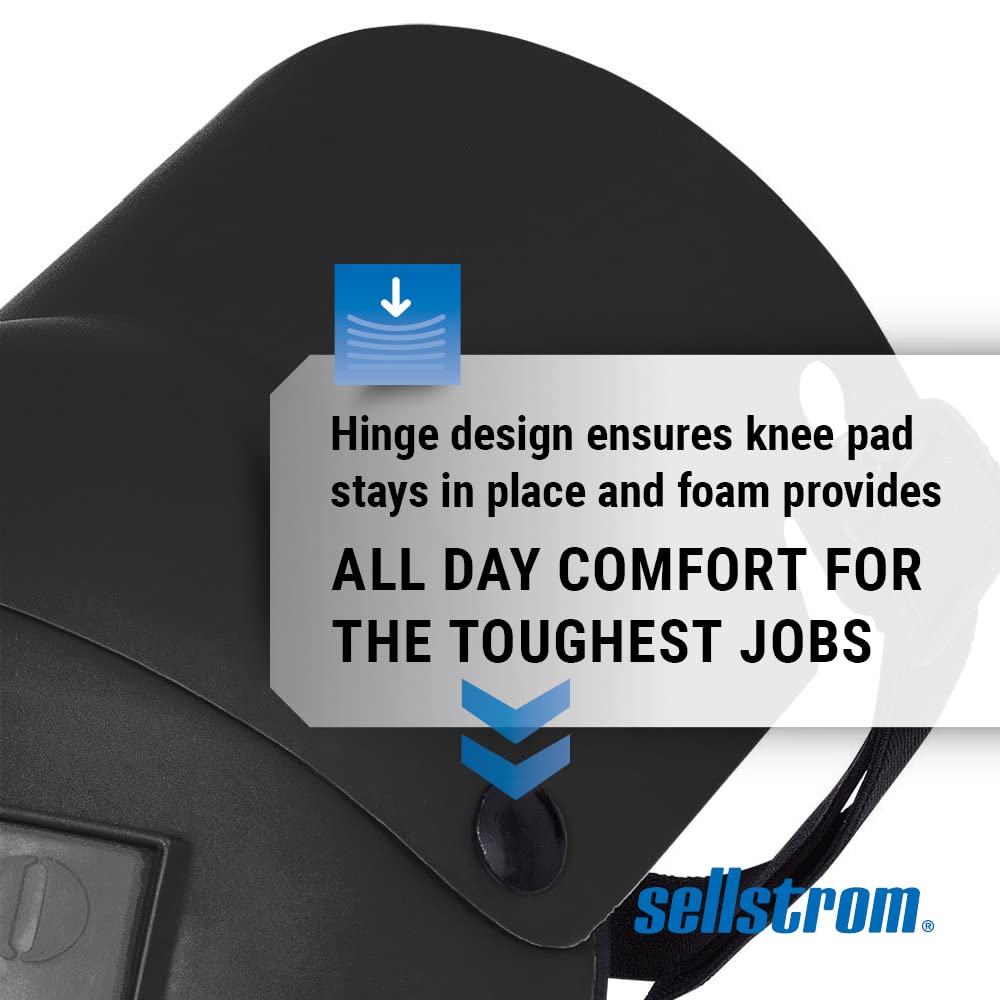 SELLSTROM Sellstrom S96111 KneePro Ultra Flex III Knee Pads Universal Size Black