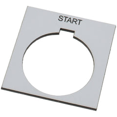 SCHNEIDER ELECTRIC Schneider Electric 9001KN201WP Square Legend Plate Start