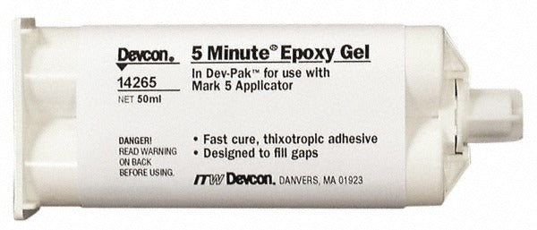 DEVCON Devcon 14265 Two-part Epoxy Adhesive 50 Ml Cartridge