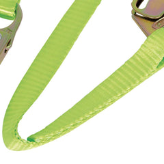 Peakworks V815424 Resistant Lanyard with Webbing, Snap and Form Hooks, 4 Ft. L, Green