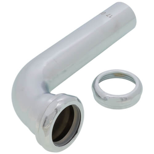 EVERFLOW Everflow 6196 1-1/4 x 6 Slip Elbow w/ Nuts & Washers 17GA
