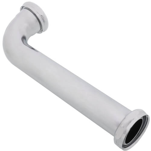 EVERFLOW Everflow 6198 | 1-1/4 x 8 Slip Elbow w/ Nuts & Washers | Everflow