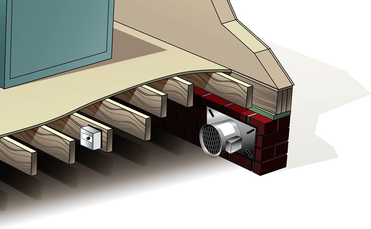 FIELD CONTROLS Field Controls EL-1 Eliminator Crawl Space Vent Fan 35 Watts