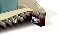 Field Controls EL-1 Eliminator Crawl Space Vent Fan 35 Watts