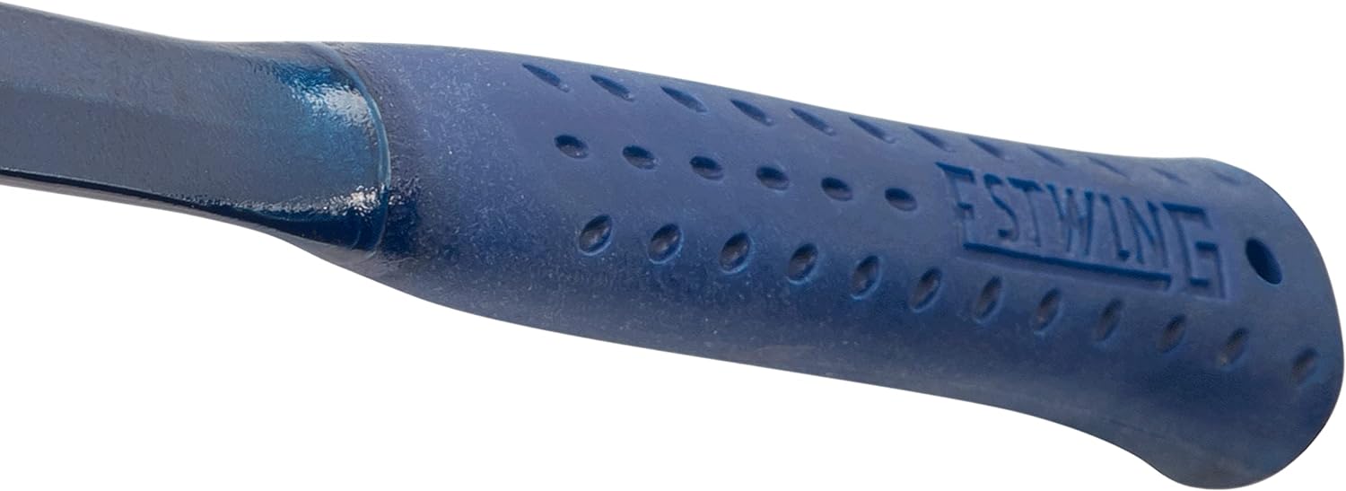 ESTWING Estwing E3-25SM Big Blue Framing Hammer 25 oz Straight Rip Claw Silver