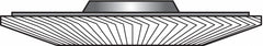 CAI - NORTON 66261183491 Flap Disc Coarse 40 Grit Ceramic 4-1/2 Inch