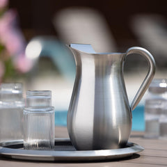Service Ideas WPB2BS Pitcher with Ice Guard Bell Shaped 2 Liter