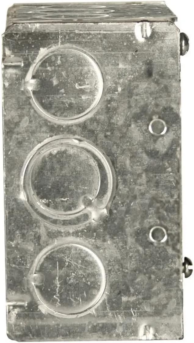 RACO RACO 232 Square Electrical Box 2-1/8 Inch Deep 25-Pack