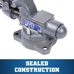 Wilton 28806 Tradesman Vise 5-1/2 Jaw Width 5 Jaw Opening 3-3/4 Throat