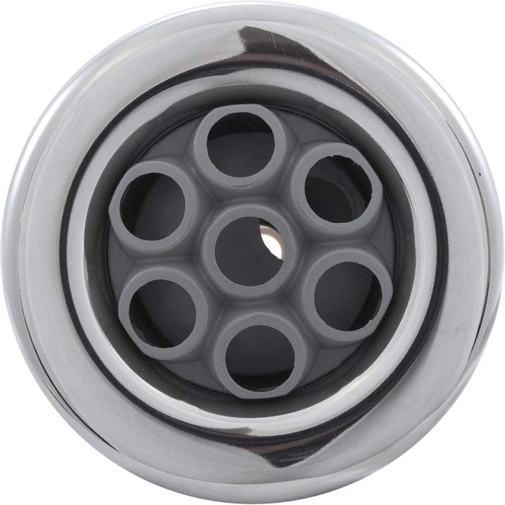 WATERWAY PLASTICS Waterway Plastics 229-8037S Jet Intl WW Poly Storm Gun Smooth Stainless Steel/Gray Thread