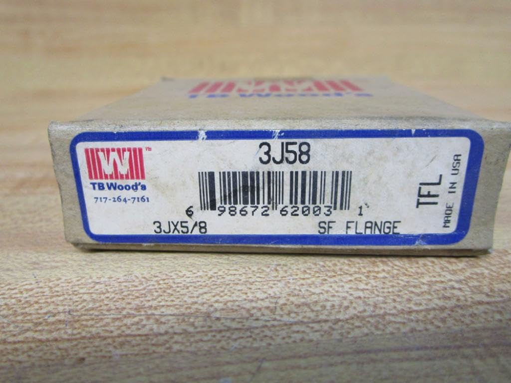 TB WOODS TB Woods 3J-5/8 Flange Coupling 5/8 Bore Compatible Shaft Diameter 3J