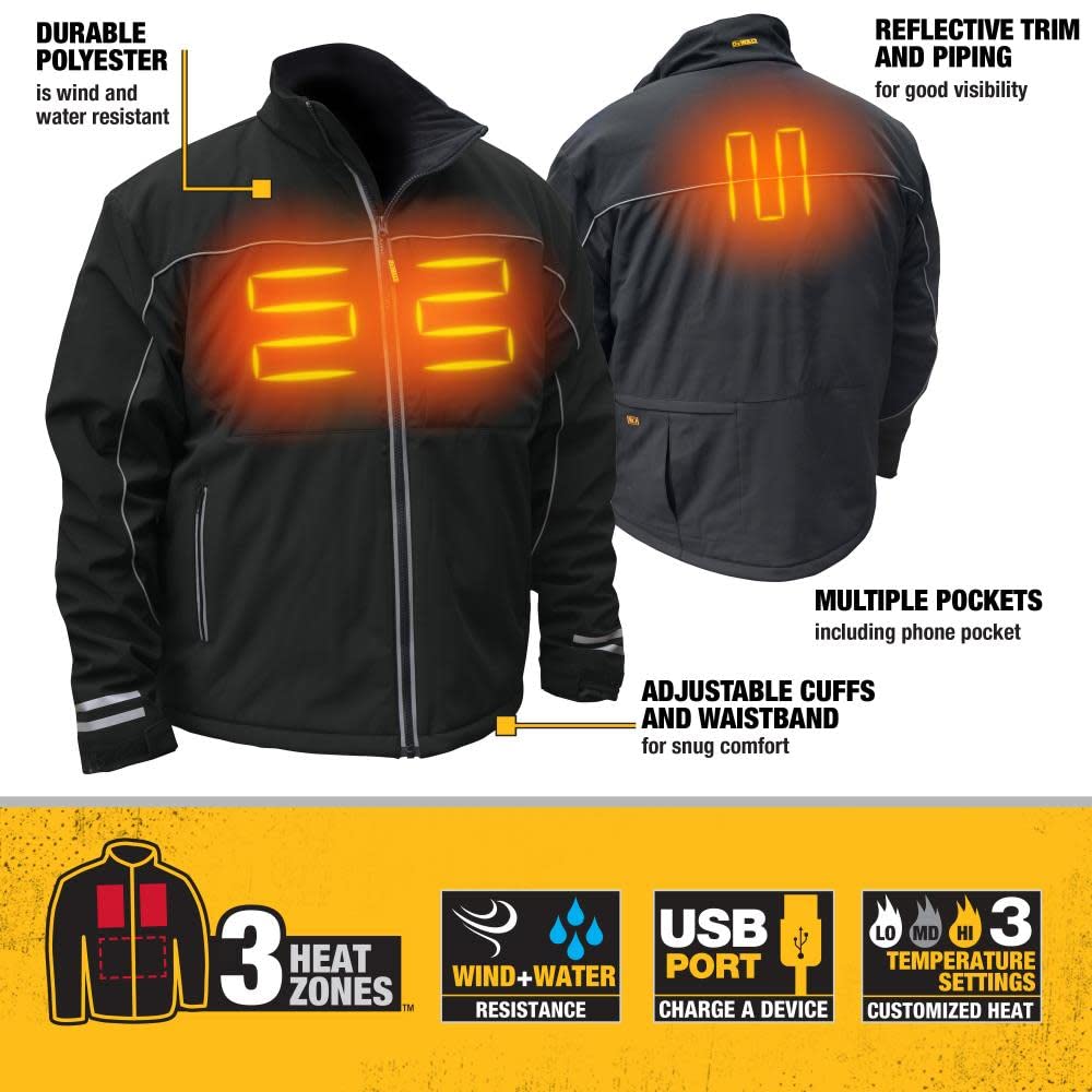 DEWALT DEWALT DCHJ072D1-3X Heated Jacket 20V MAX Li-Ion 3X