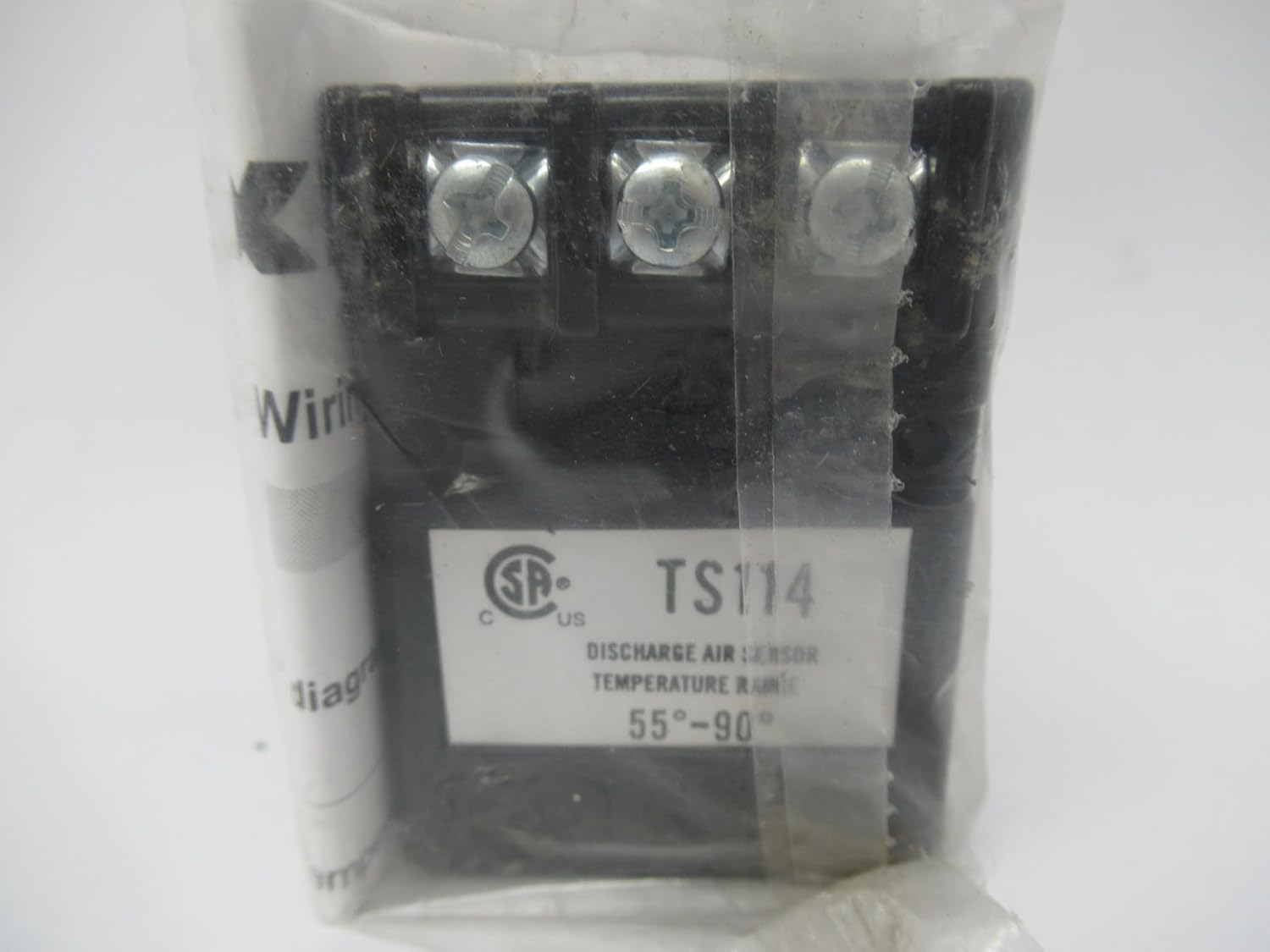 MAXITROL Maxitrol TS114 Discharge Air Temperature Sensor 55-90F
