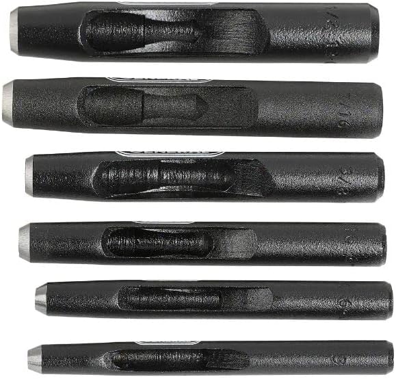 GENERAL TOOLS General Tools 1280ST Hollow Steel Punch Set 3/16 to 1/2 Inch