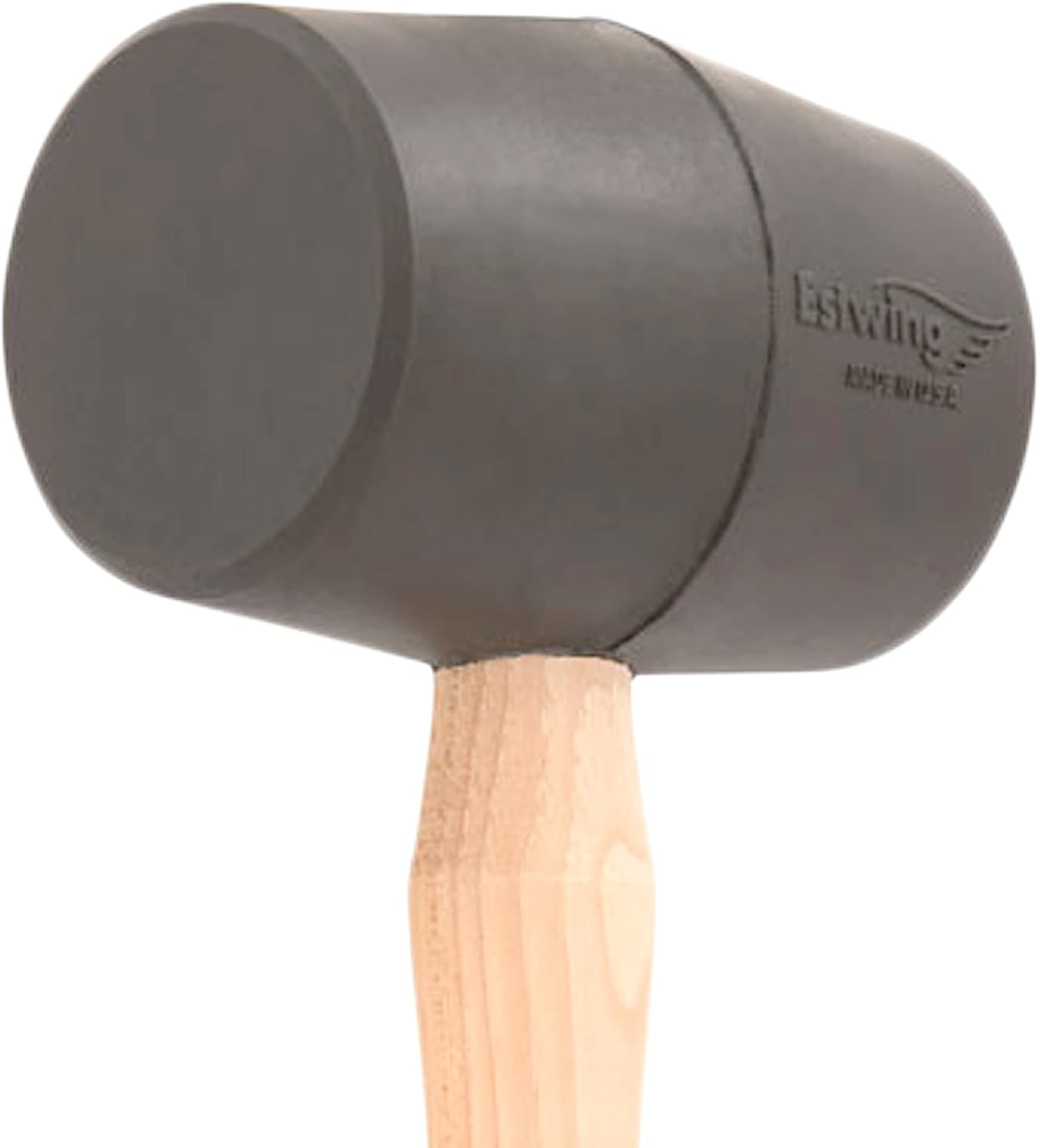ESTWING Estwing DH-12 12 Oz Deadhead Rubber Mallet, Wood Handle, Black