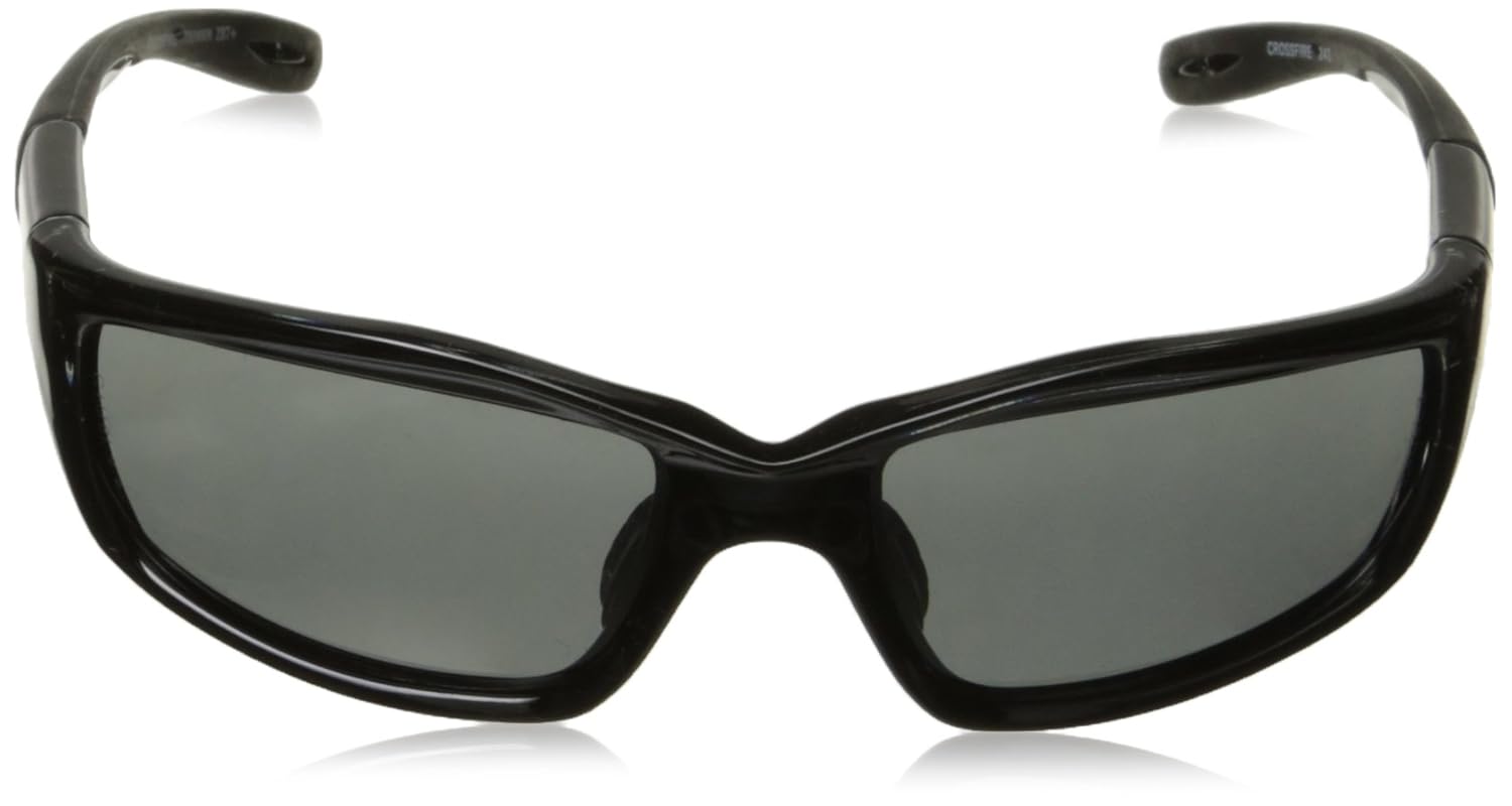 CROSSFIRE Crossfire 241 Infinity Premium Safety Eyewear - Crystal Black Frame - Smoke Lens