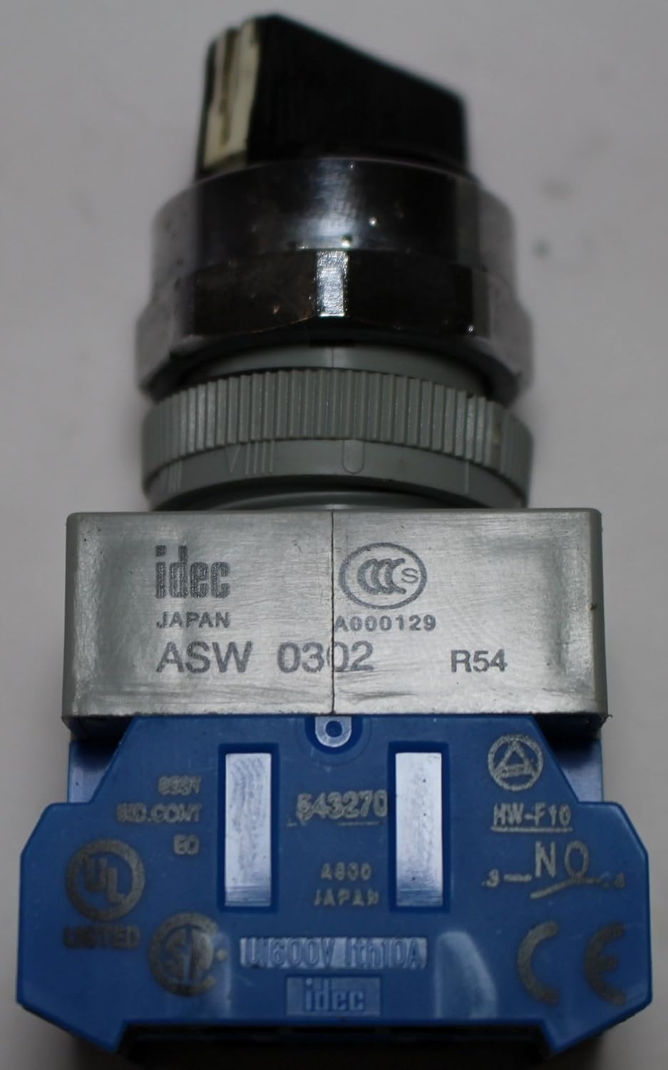 IDEC IDEC ASW320 3-Position Selector Switch 10A 600V