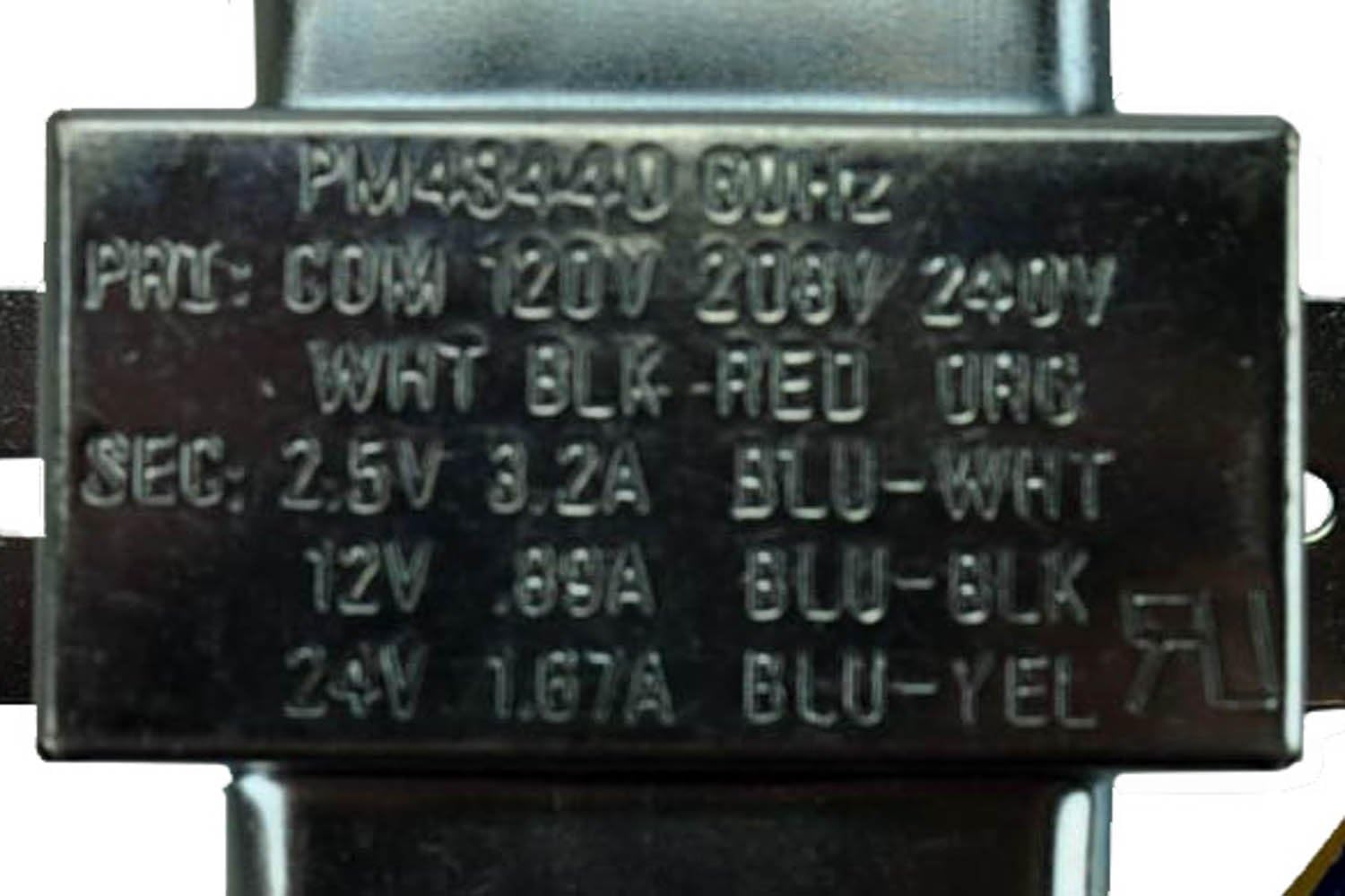 PACKARD Packard PM43440 Transformer 120/208/240VAC to 24/12/2.5VAC 40VA