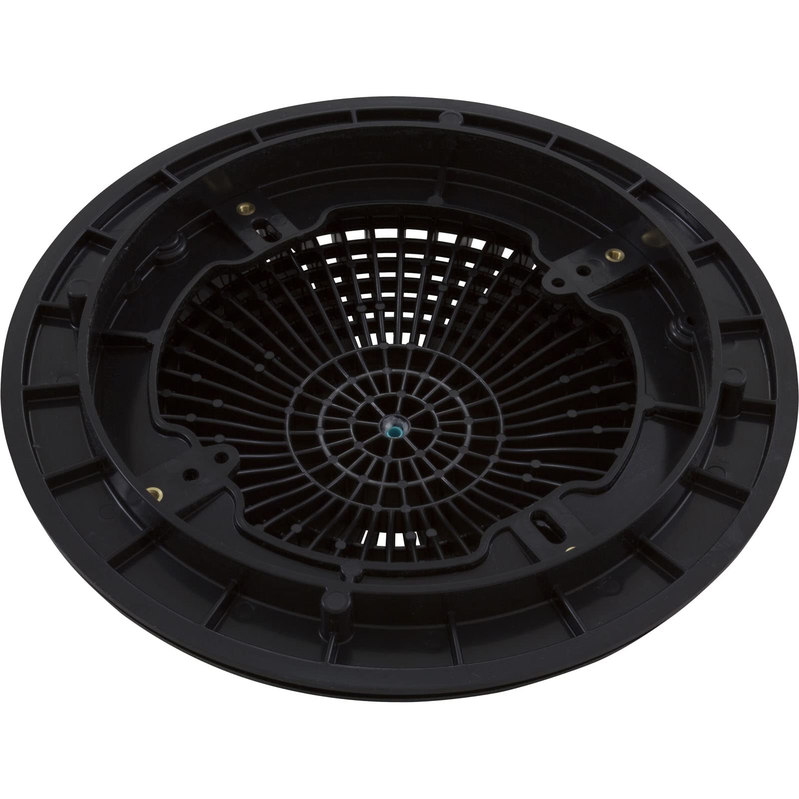 AQUASTAR POOL PRODUCTS AquaStar A10RCFR102 10 Retro Round Universal Mud Frame Main Drain Grate Black