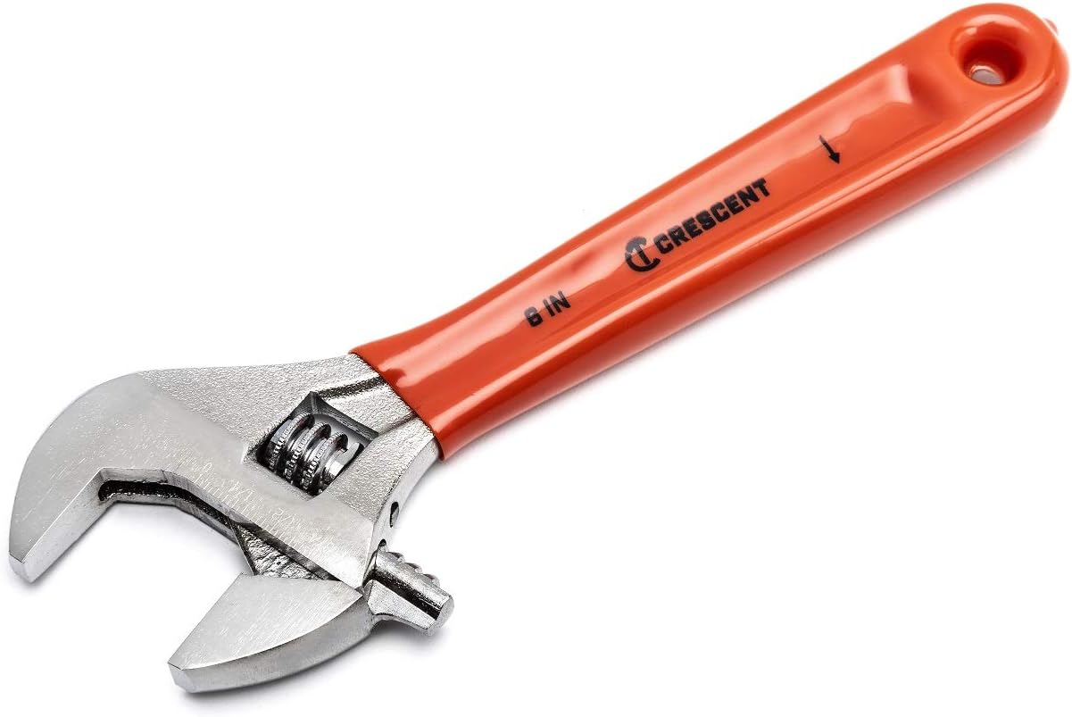 CRESCENT Crescent AC26CVS Adjustable Cushion Grip Wrench 6 Inch Chrome