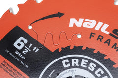 Crescent CSBFR-624 NailSlicer Framing Circular Saw Blade 6-1/2 x 24-Tooth