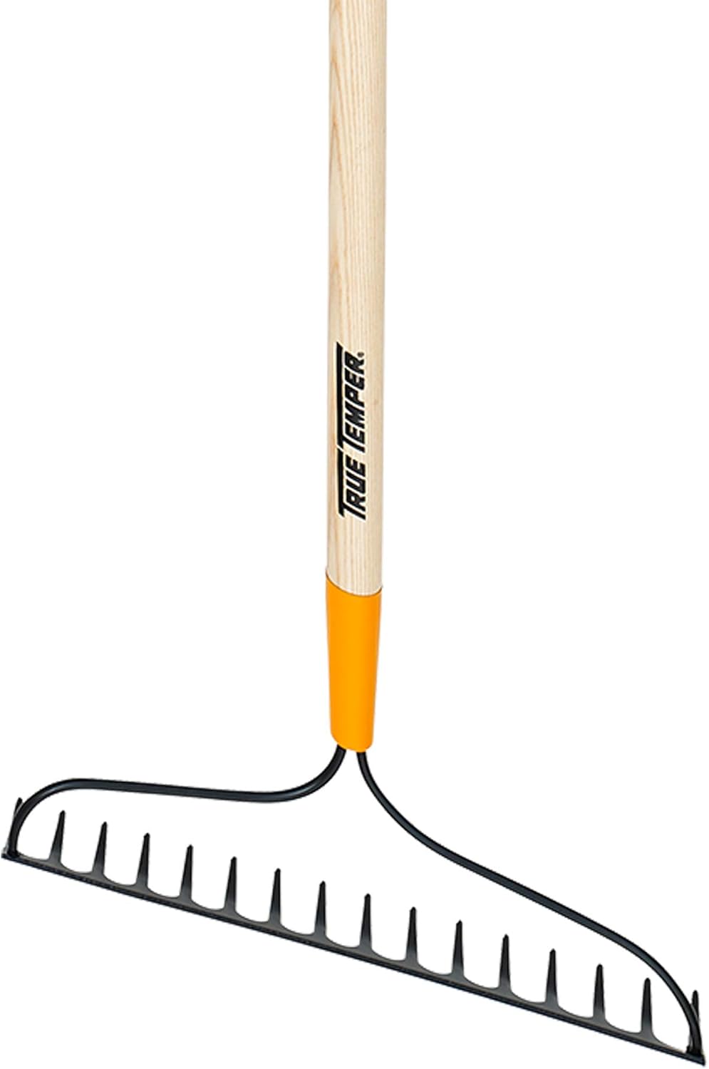 TRUE TEMPER True Temper 2811600 Steel 16-Tine Bow Rake with 57 in. Hardwood Handle with Cushion Grip
