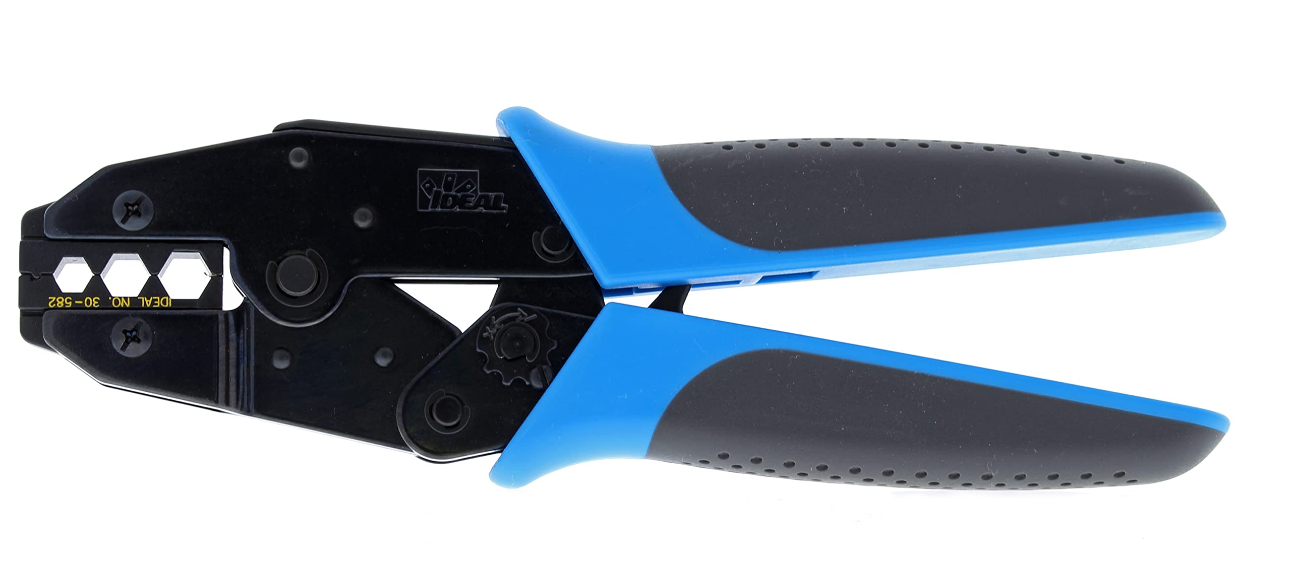 IDEAL Ideal 30-503 Crimpmaster Crimp Tool with CATV-F Die Set for RG-59 and RG-6 Connectors
